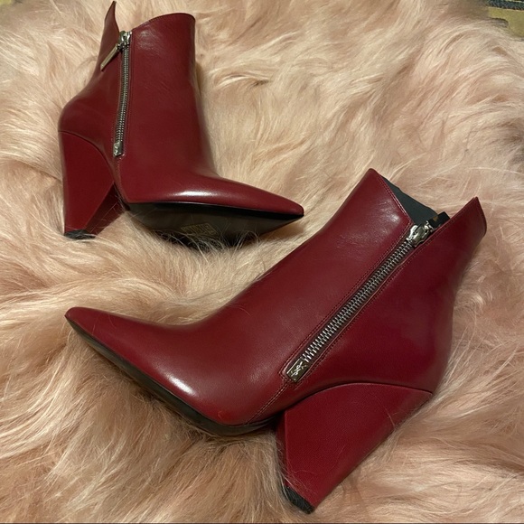NWT RARE Burgundy YSL Niki Boots ❤️size 36 - Picture 9 of 11
